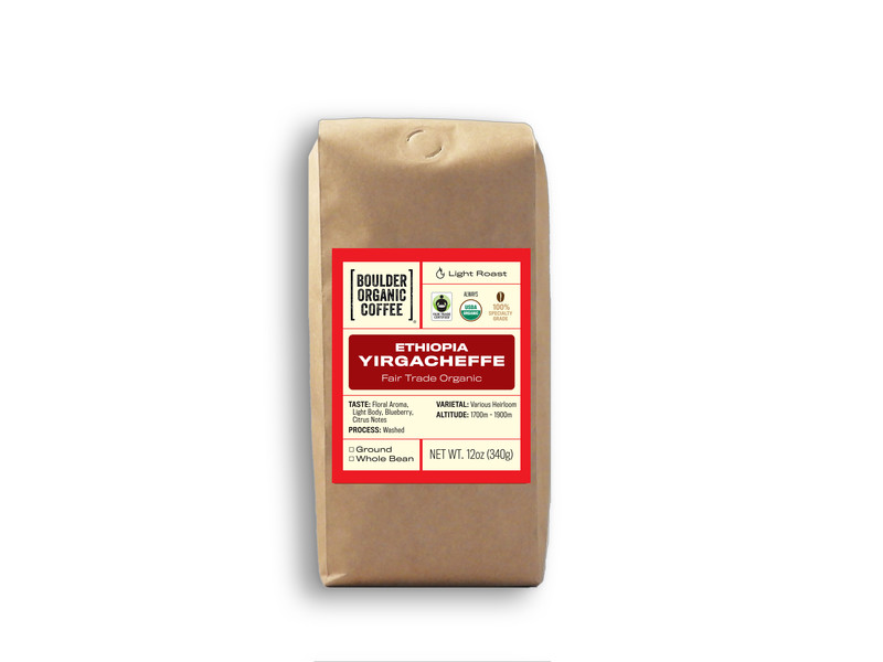 Ethiopian Yirgacheffe, Fair Trade & Organic